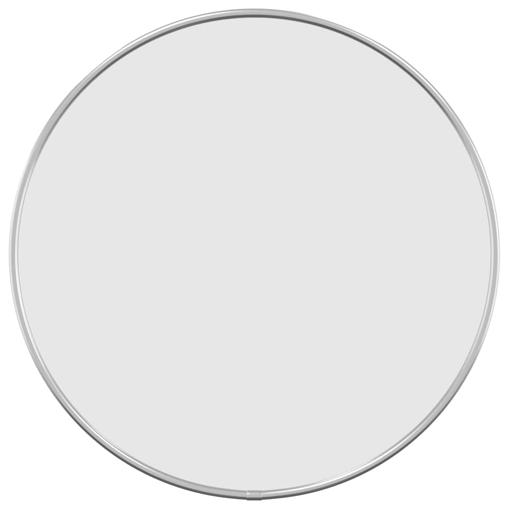 Miroir mural vidaxl rond Ø40 cm en argent couleur
