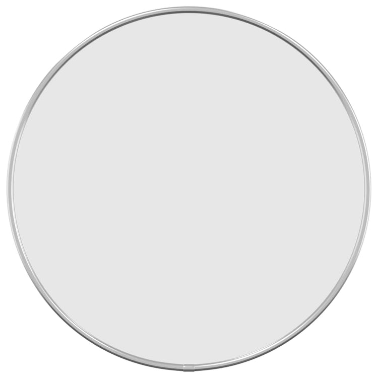 Miroir mural vidaxl rond Ø40 cm en argent couleur