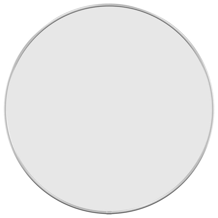 Miroir mural vidaxl rond Ø50 cm en argent couleur