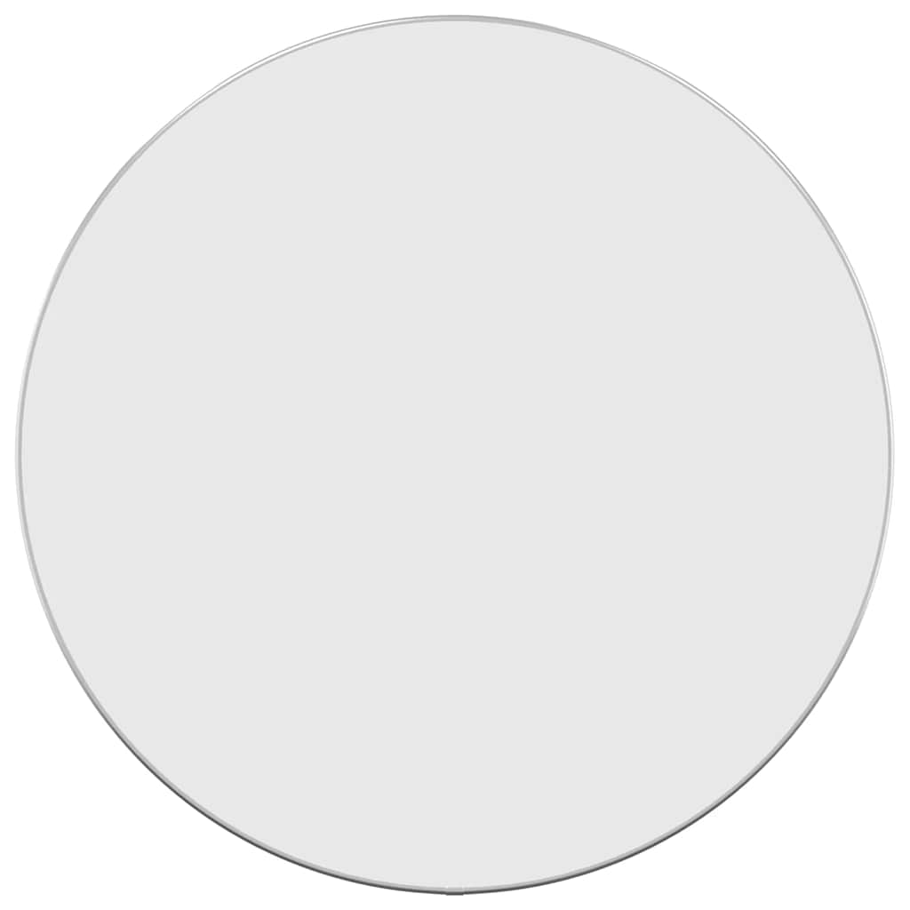 Miroir mural vidaxl rond Ø60 cm en argent couleur
