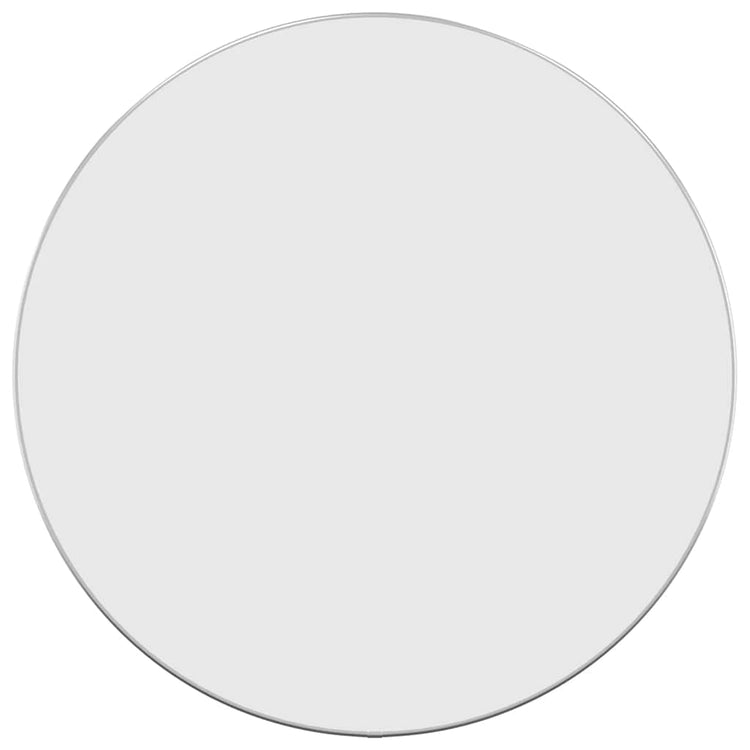 Miroir mural vidaxl rond Ø60 cm en argent couleur