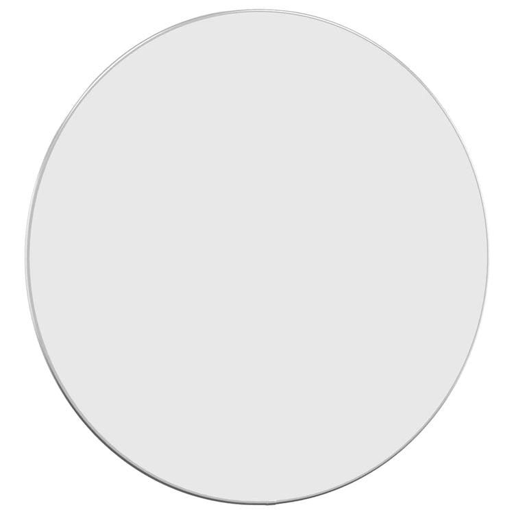 Miroir mural vidaxl rond Ø60 cm en argent couleur