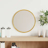 Miroir mural vidaxl autour de Ø20 cm de couleur or