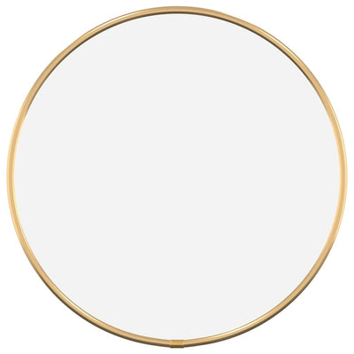 Miroir mural vidaxl autour de Ø30 cm de couleur or