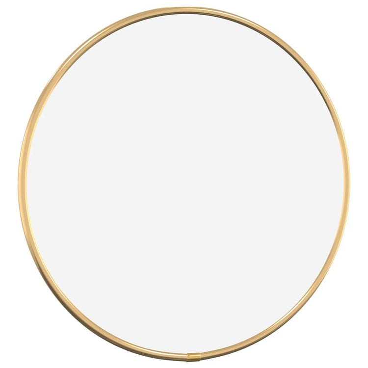 Miroir mural vidaxl autour de Ø30 cm de couleur or