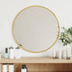 Miroir mural vidaxl rond Ø40 cm or couleur or
