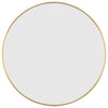 Miroir mural vidaxl autour de Ø50 cm de couleur or