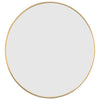 Miroir mural vidaxl autour de Ø50 cm de couleur or