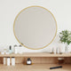 Miroir mural vidaxl autour de Ø50 cm de couleur or