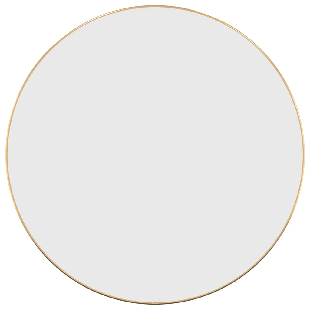 Miroir mural vidaxl rond Ø60 cm or couleur or