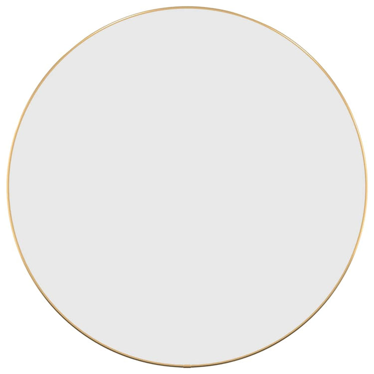 Miroir mural vidaxl rond Ø60 cm or couleur or