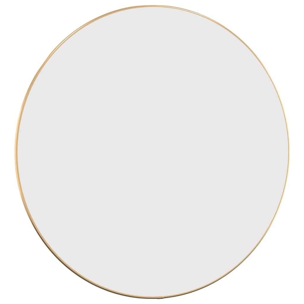 Miroir mural vidaxl rond Ø60 cm or couleur or