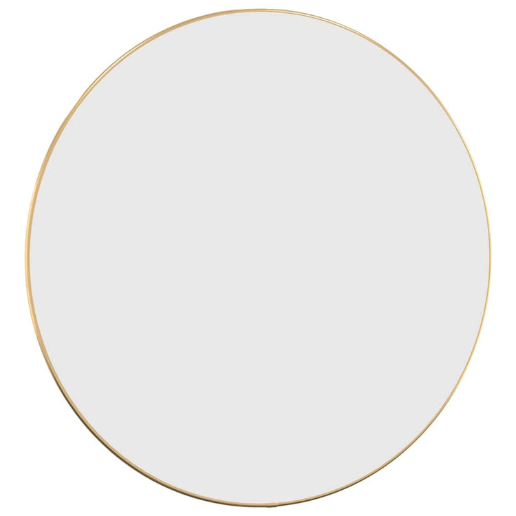 Miroir mural vidaxl rond Ø60 cm or couleur or