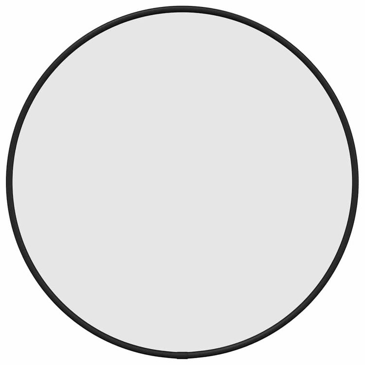 Miroir mural vidaxl rond Ø40 cm noir