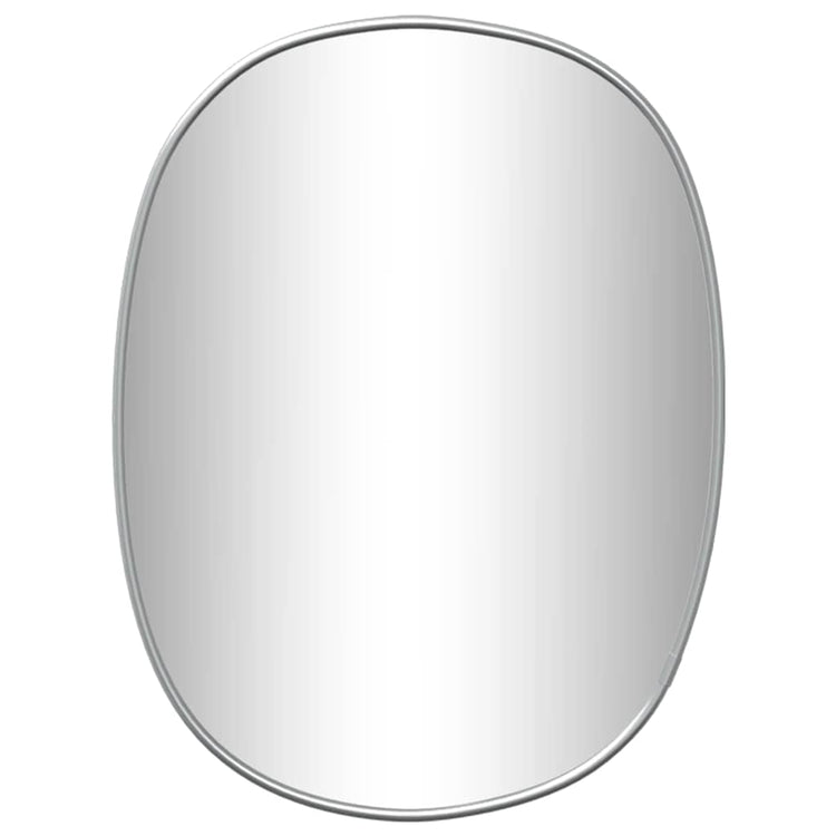 Miroir mural vidaxl 30x25 cm de couleur argentée