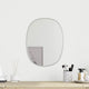 Miroir mural vidaxl 30x25 cm de couleur argentée