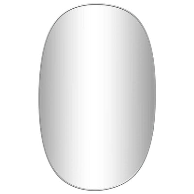 Miroir mural vidaxl 80x50 cm en argent coloré