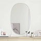 Miroir mural vidaxl 80x50 cm en argent coloré