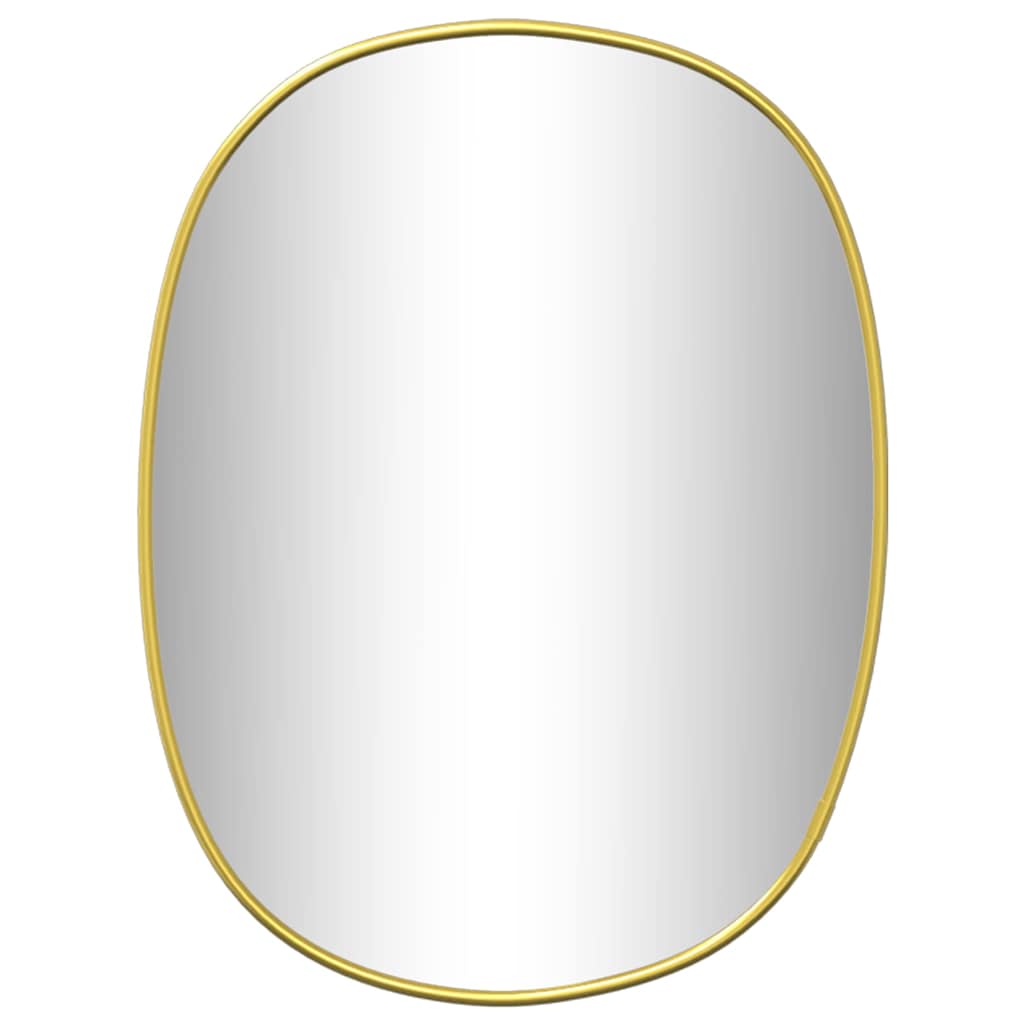 Miroir mural vidaxl 40x30 cm de couleur or