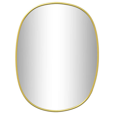 Miroir mural vidaxl 40x30 cm de couleur or