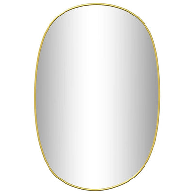 Miroir mural vidaxl 50x35 cm de couleur or