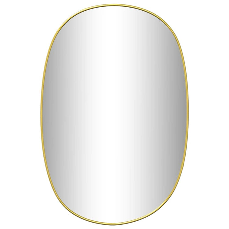 Miroir mural vidaxl 50x35 cm de couleur or