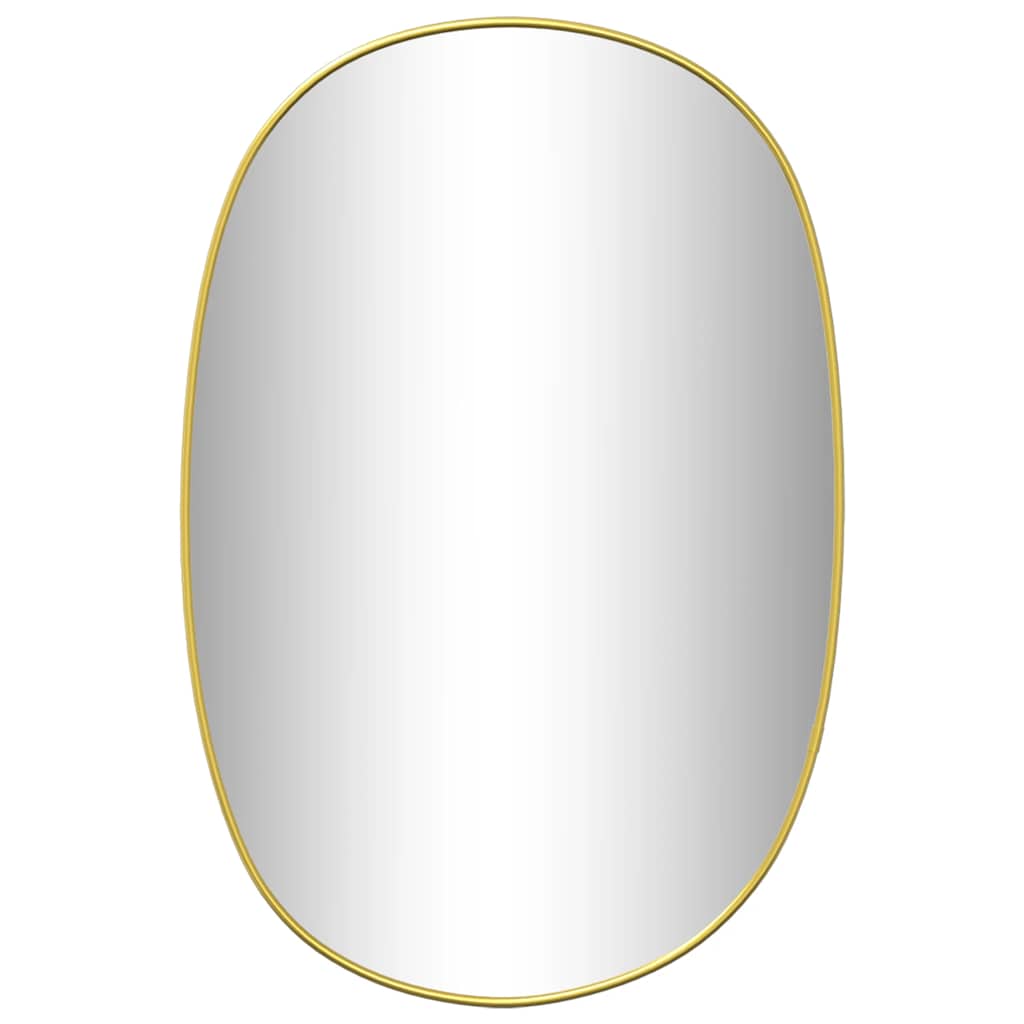 Miroir mural vidaxl 60x40 cm de couleur or