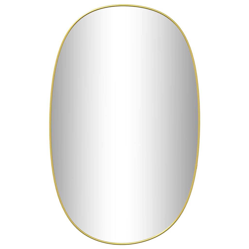 Miroir mural vidaxl 70x45 cm de couleur or
