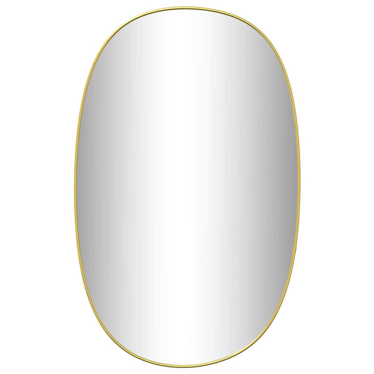 Miroir mural vidaxl 70x45 cm de couleur or