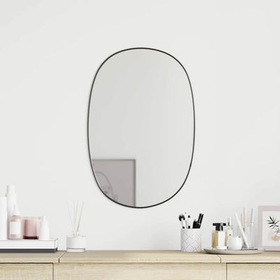 Miroir mural vidaxl 60x40 cm noir