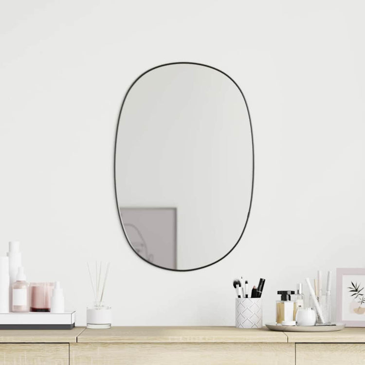 Miroir mural vidaxl 60x40 cm noir