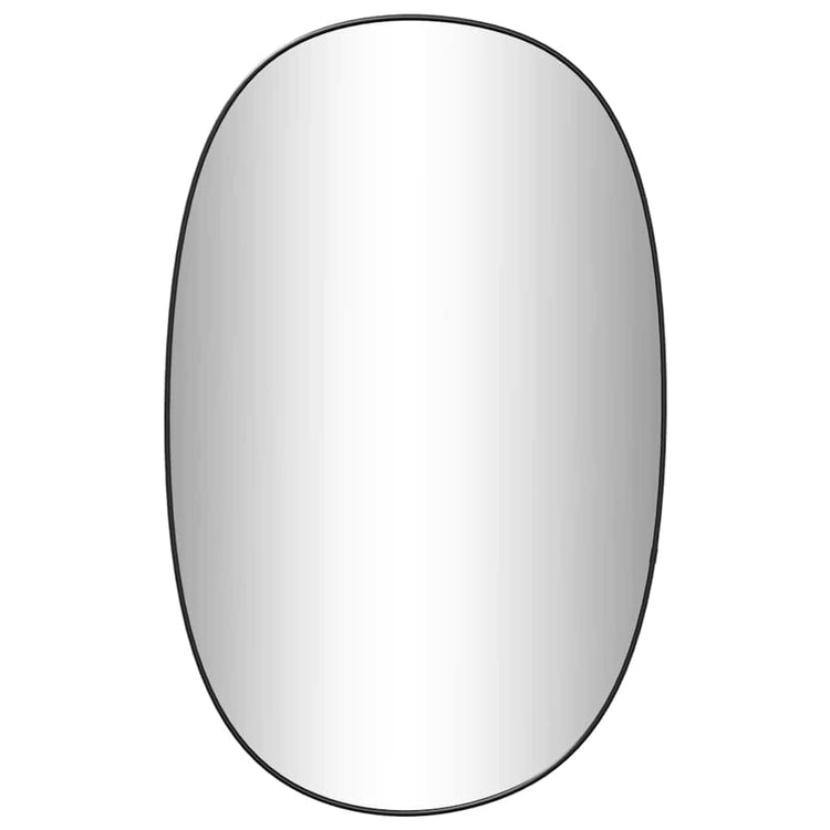 Miroir mural vidaxl 80x50 cm noir