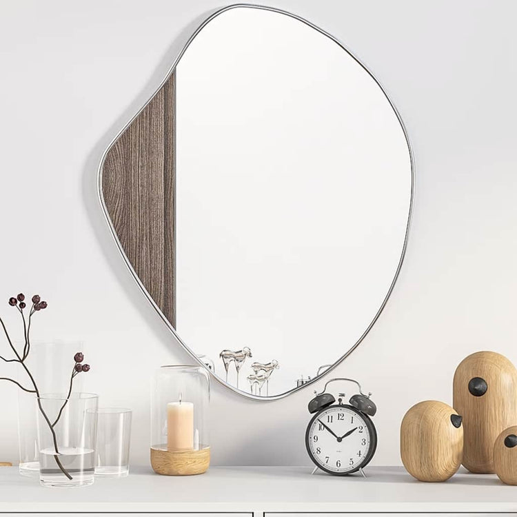 Miroir mural Vidaxx 60x50 cm argenté