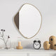 Miroir mural Vidaxx 50x40 cm doré