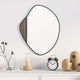 Vidaxx miroir mural 50x40 cm noir