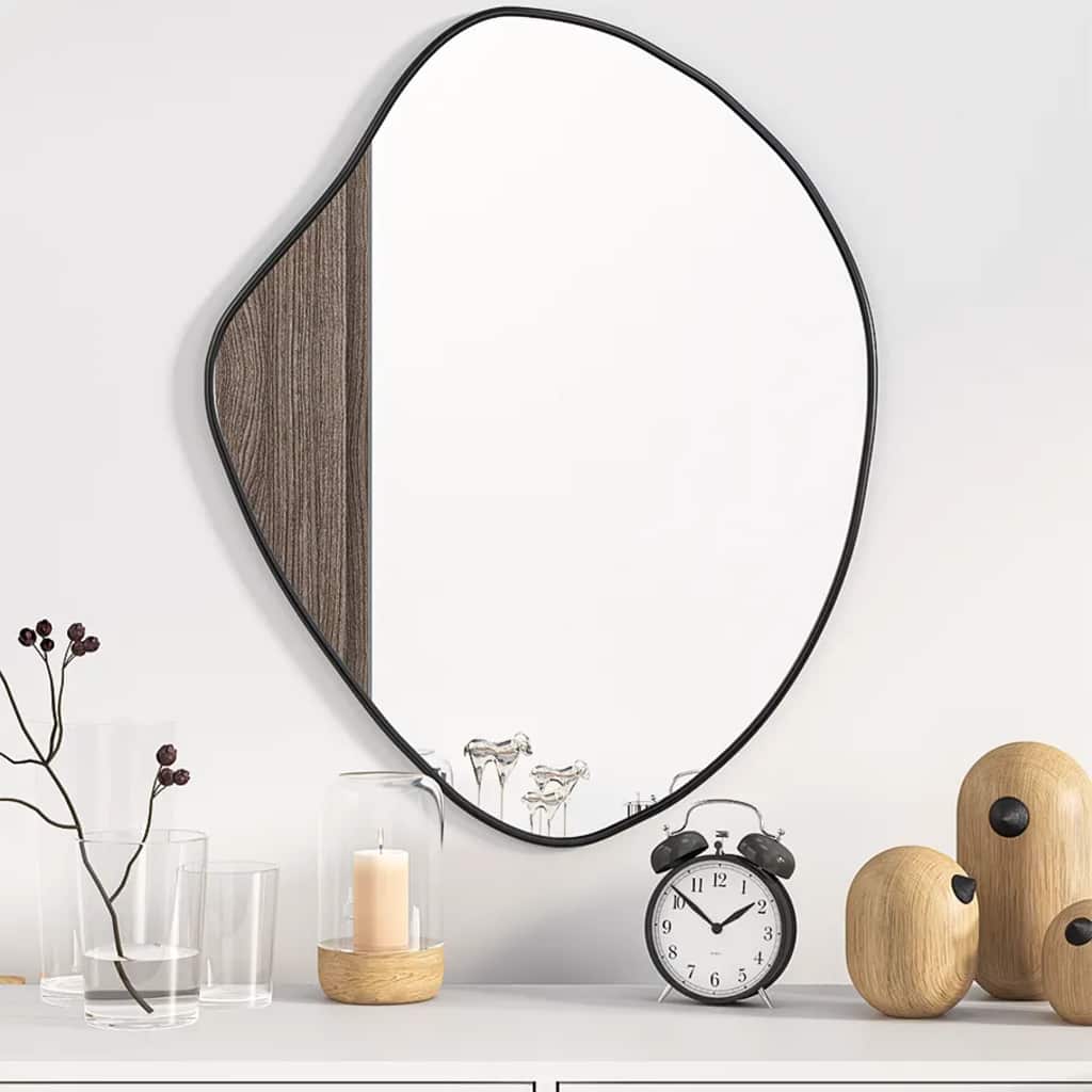 Vidaxx miroir mural 60x50 cm noir