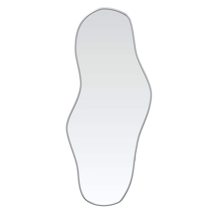Miroir mural vidaxl 60x25 cm en argent couleur