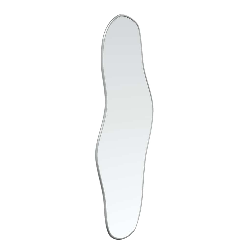 Miroir mural vidaxl 60x25 cm en argent couleur