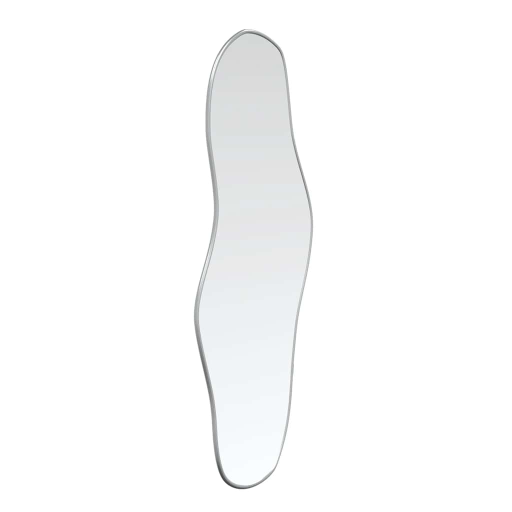 Miroir mural vidaxl 70x30 cm couleur argentée
