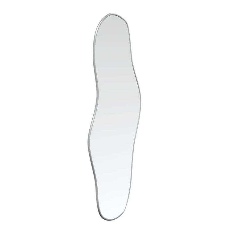 Miroir mural vidaxl 70x30 cm couleur argentée