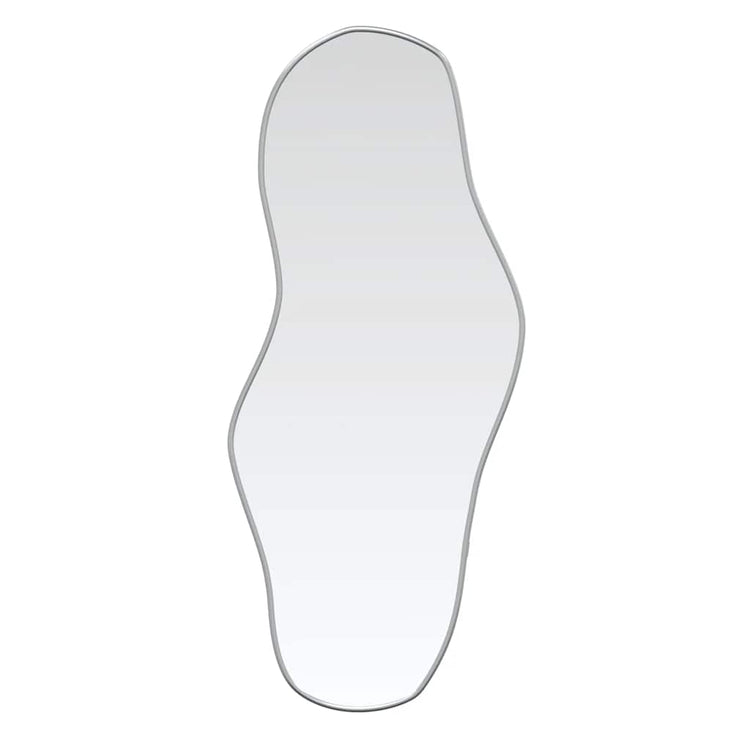 Miroir mural vidaxl 80x35 cm en argent couleur