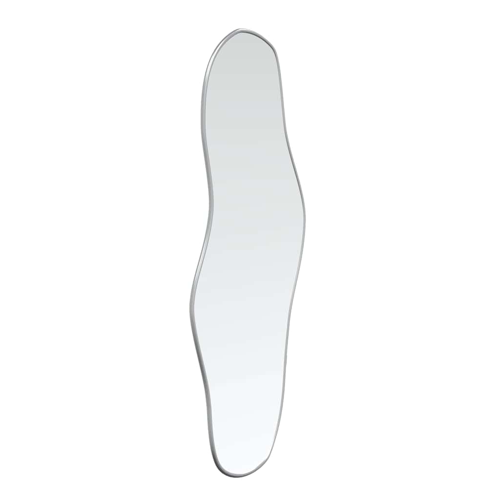 Miroir mural vidaxl 80x35 cm en argent couleur