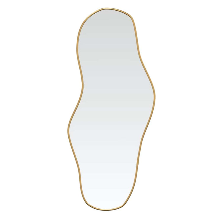 Miroir mural vidaxl 80x35 cm de couleur or