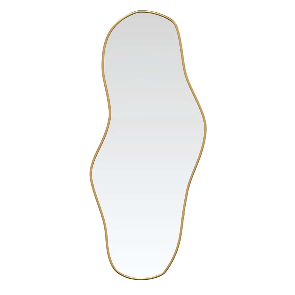 Miroir mural vidaxl 90x40 cm de couleur or