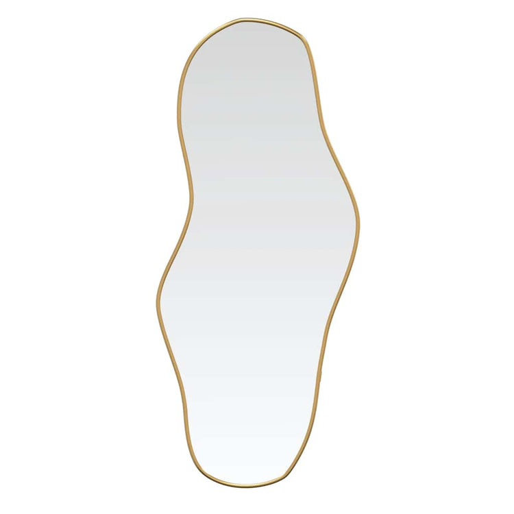 Miroir mural vidaxl 90x40 cm de couleur or
