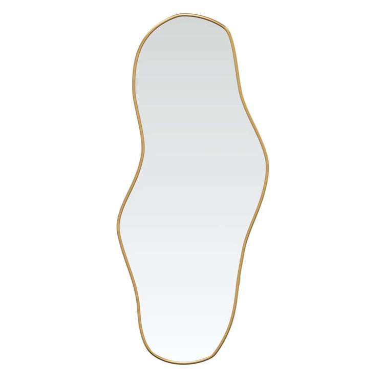 Miroir mural vidaxl 100x45 cm de couleur or