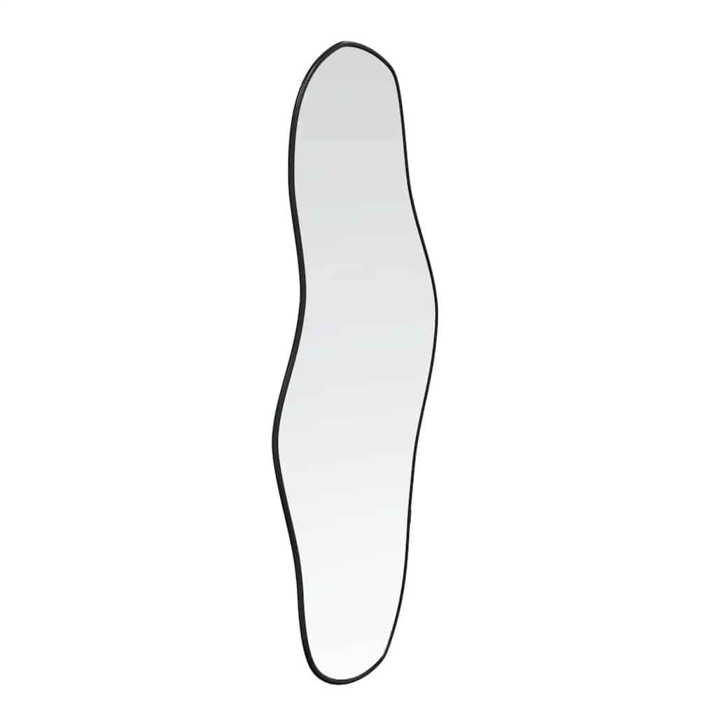 Miroir mural vidaxl 100x45 cm noir