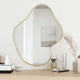 Miroir mural vidaxl 60x50 cm de couleur or