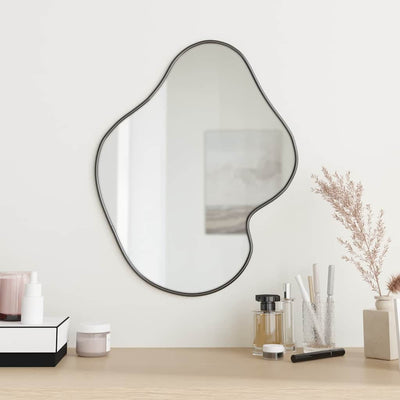 Miroir mural vidaxl 50x40 cm noir