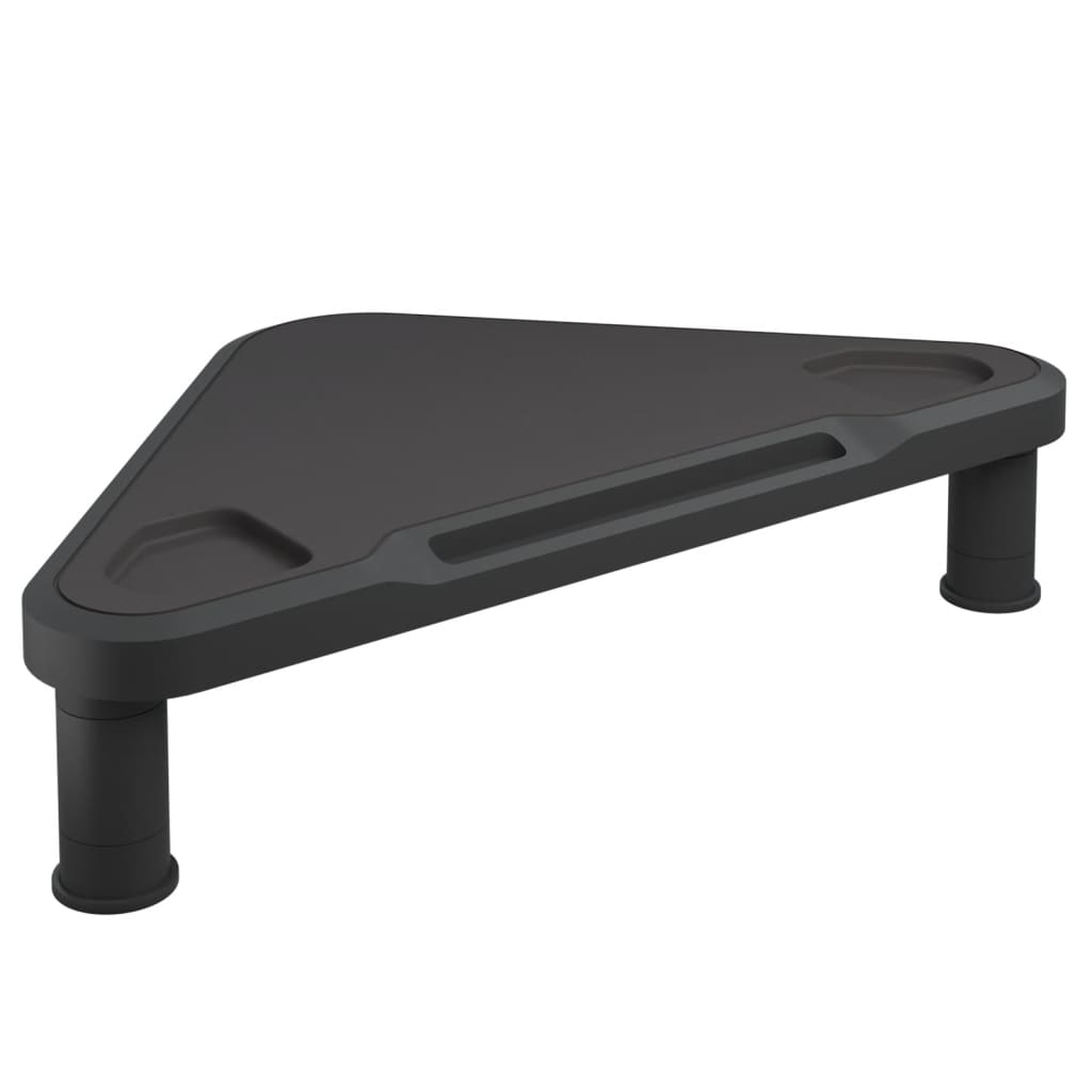 VidaXL support pour moniteur coin 49x28x10,5 cm noir